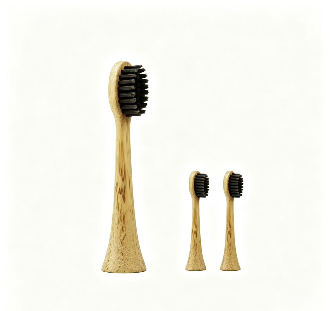 sustainable bamboo toothbrush heads with plant-based bristles