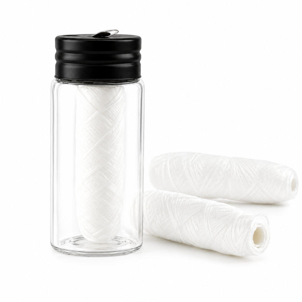Zero Waste Dental Floss In Glass Bottle Manufacturer