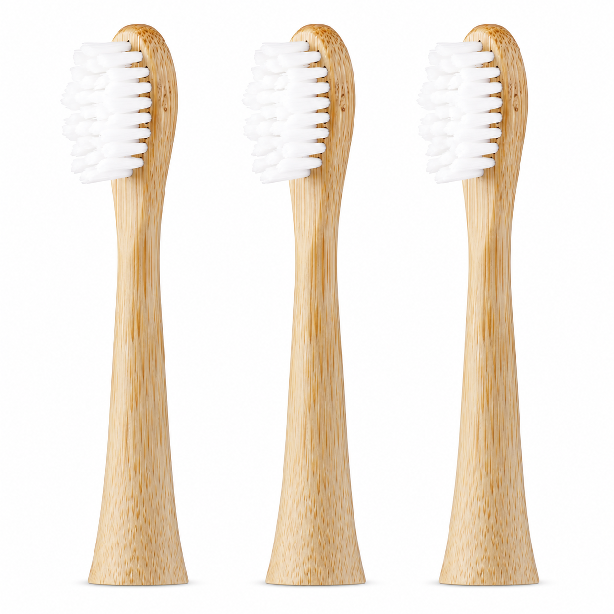 Bulk bamboo toothbrush heads compatible with Sonicare