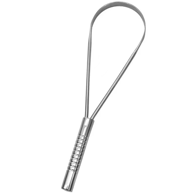 Stainless Steel Tongue Scraper With Ergonomic Handle