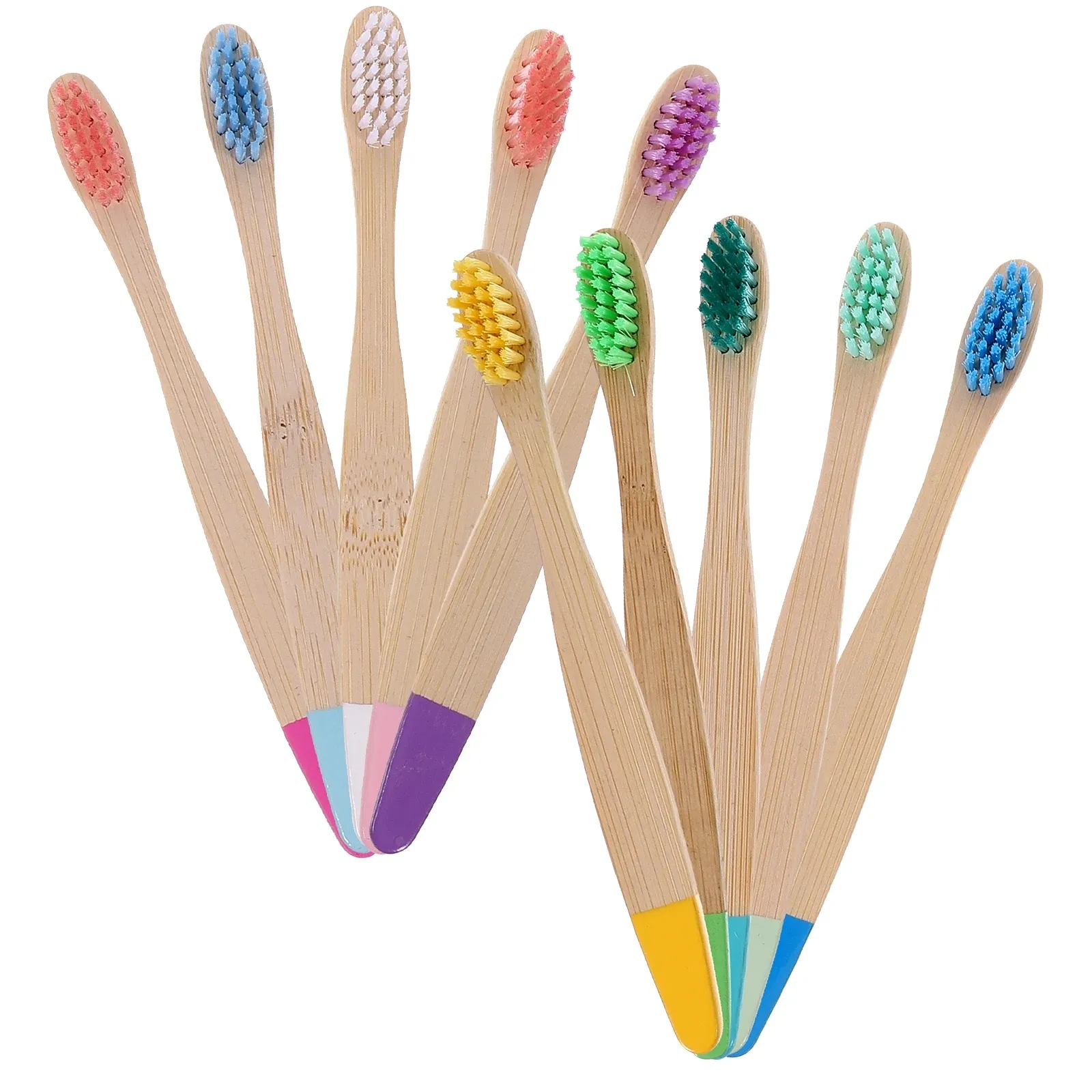 wholesale kids bamboo toothbrush in bulk
