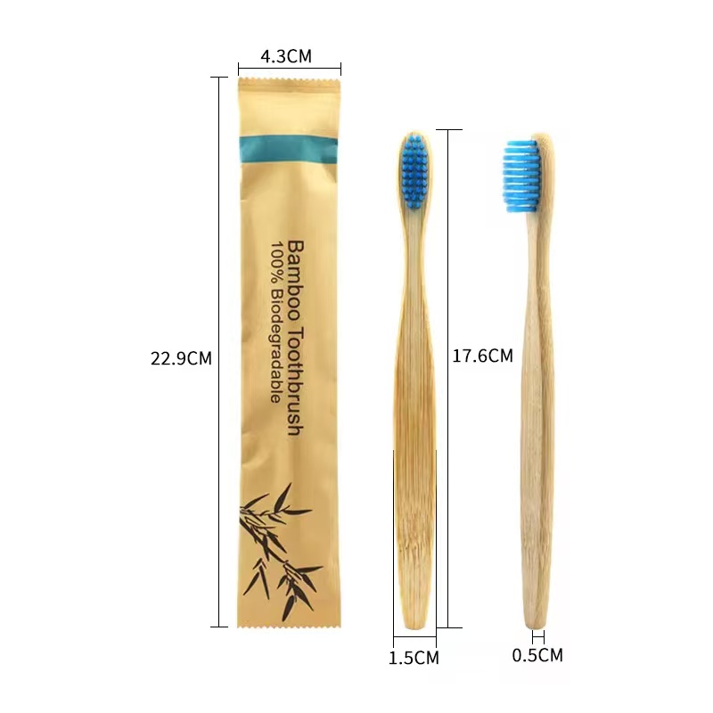 custom logo bamboo toothbrush manufacturer