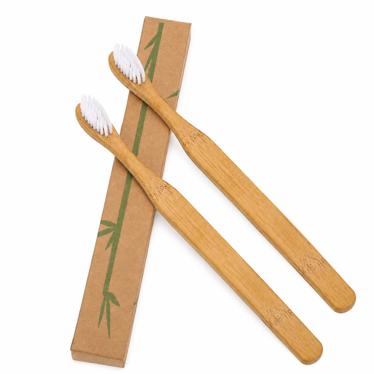 natural soft bristles sustainable bamboo toothbrush