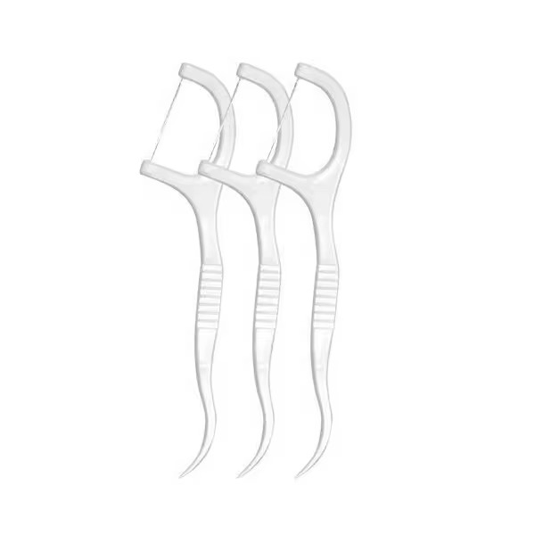 unflavored dental floss picks