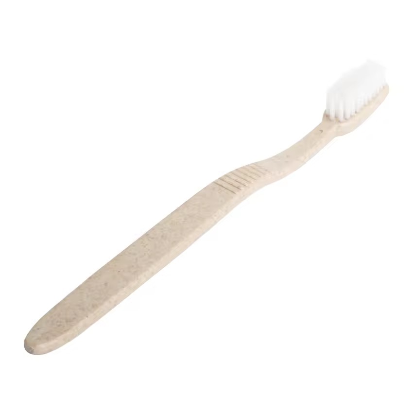 Wheat Straw Toothbrush With Biodegradable Handle Direct Factory