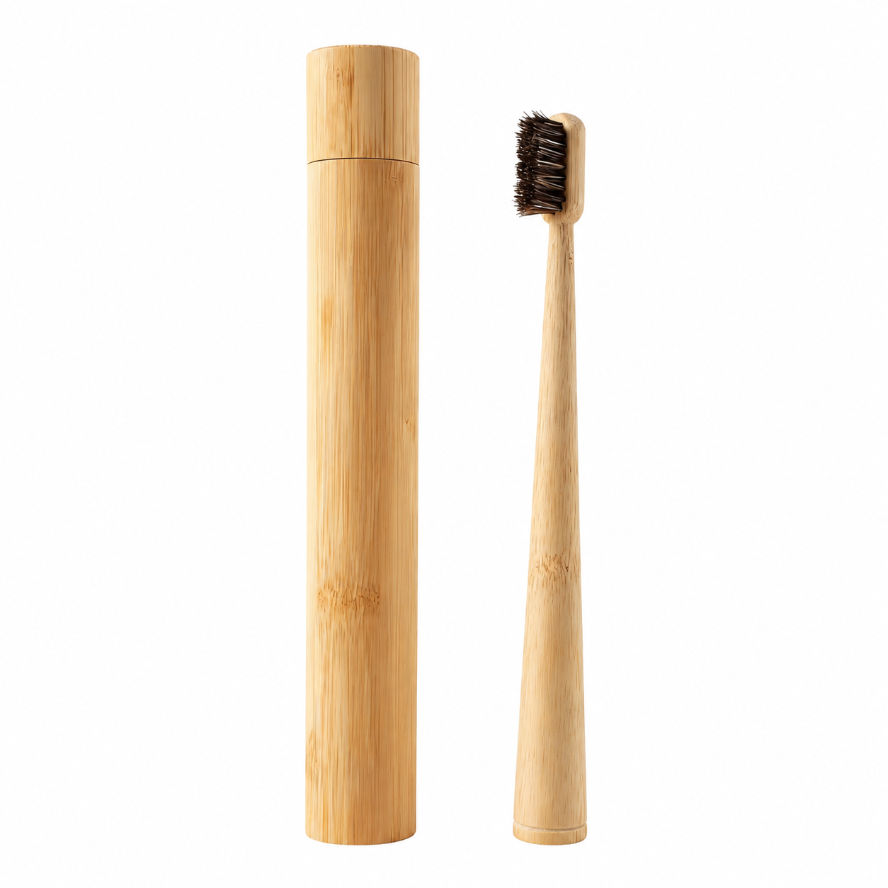 Natural Bristle Toothbrush for Sensitive Gums