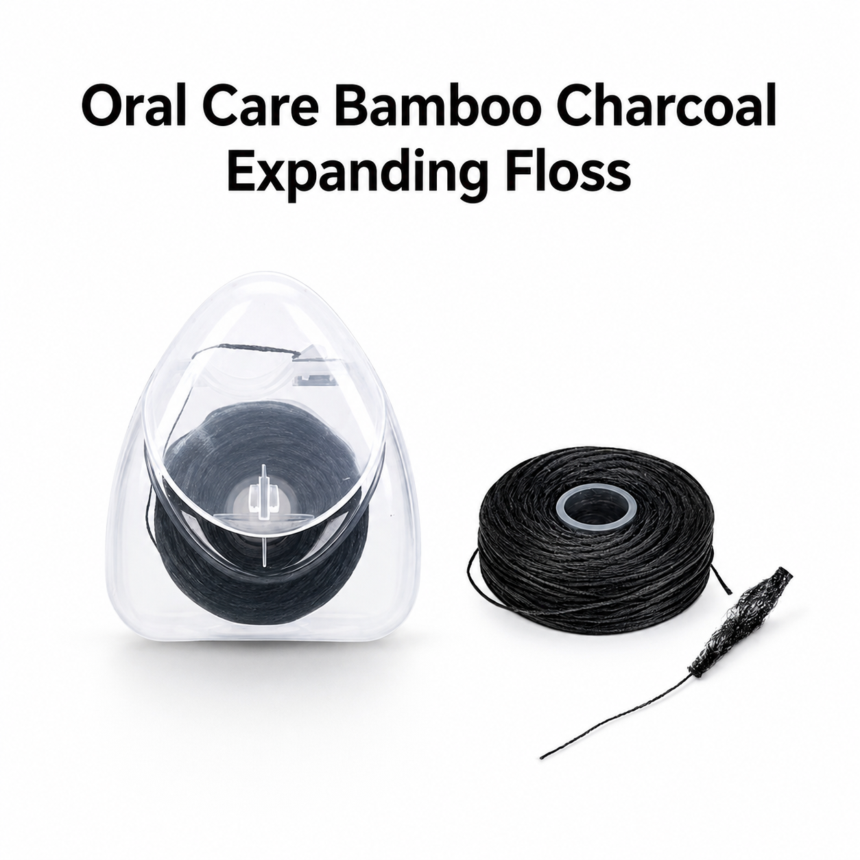 Custom branded expanding dental floss