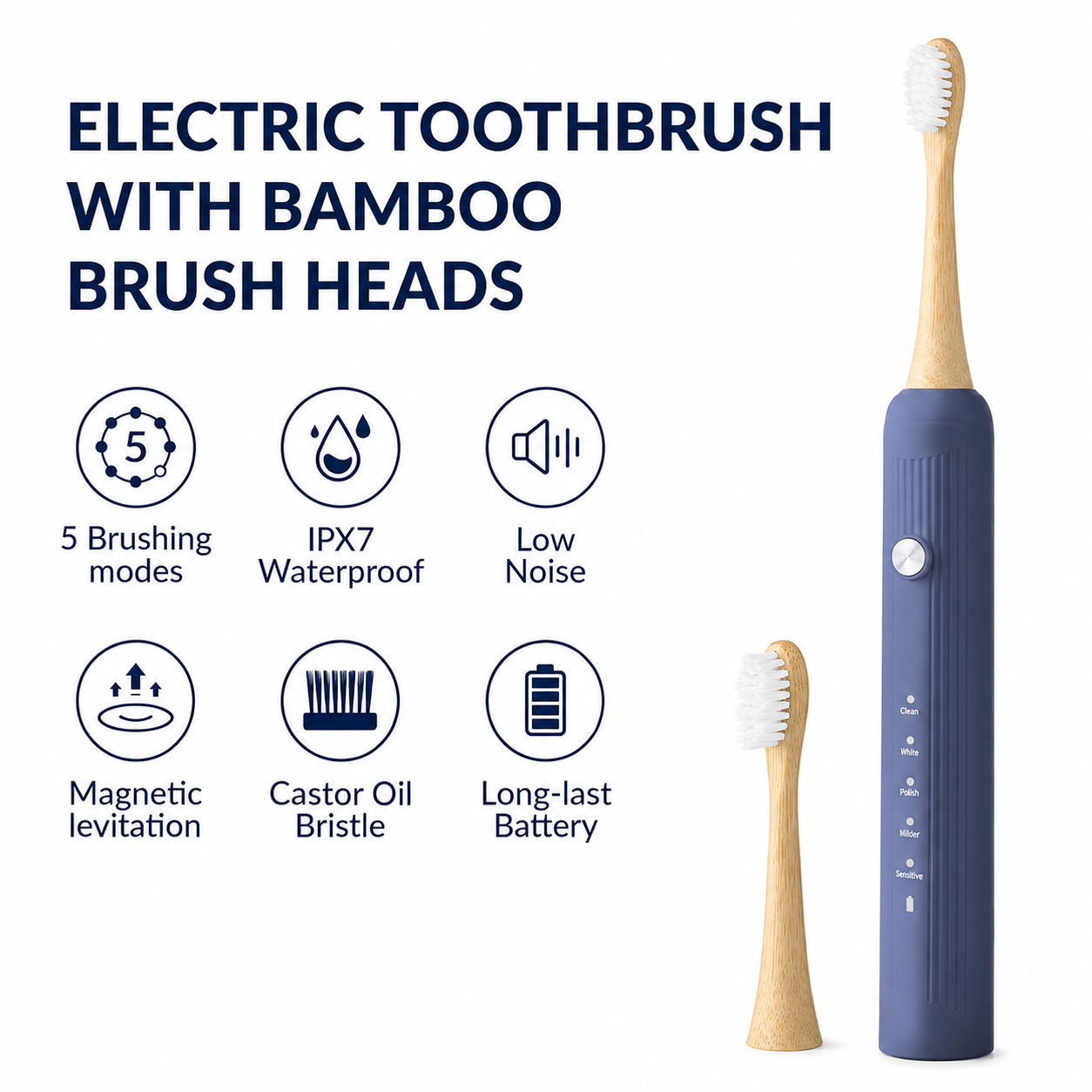 Sustainable Electric Toothbrush For Private Label