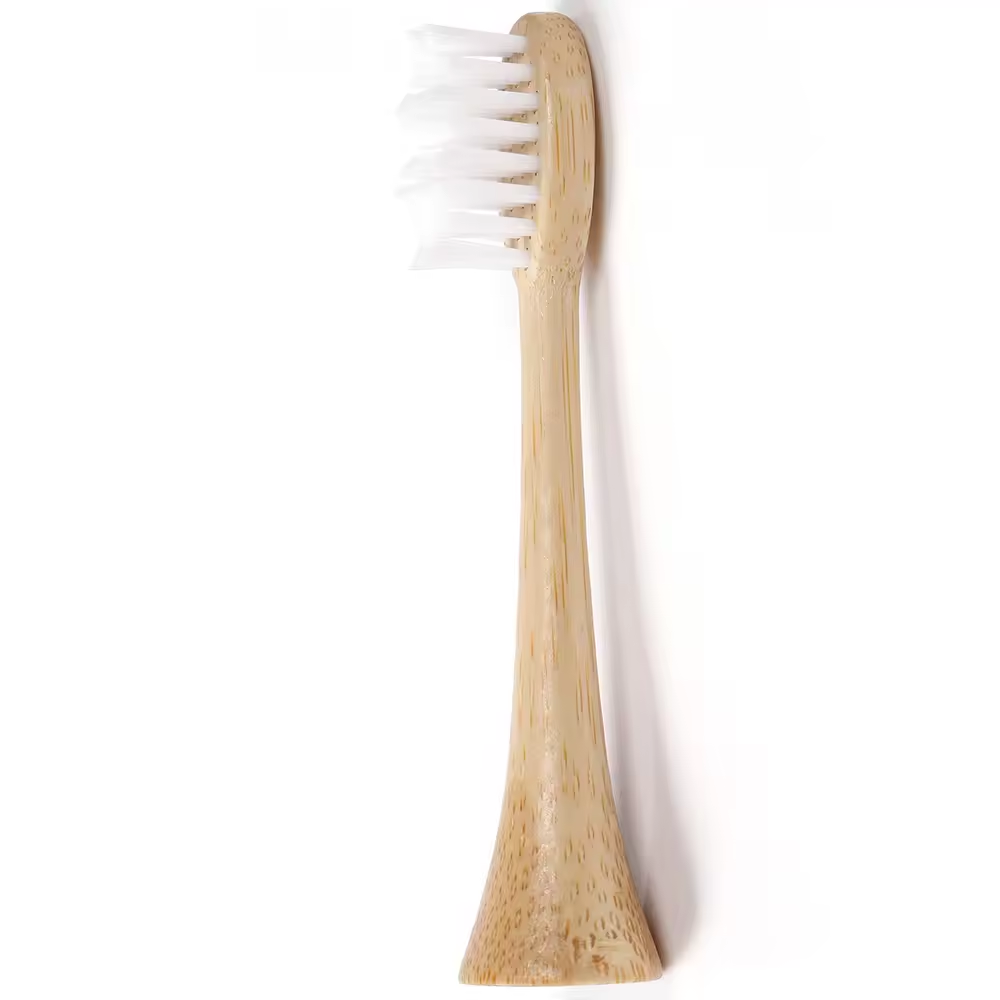 bamboo replacement brush heads for sonic electric toothbrush