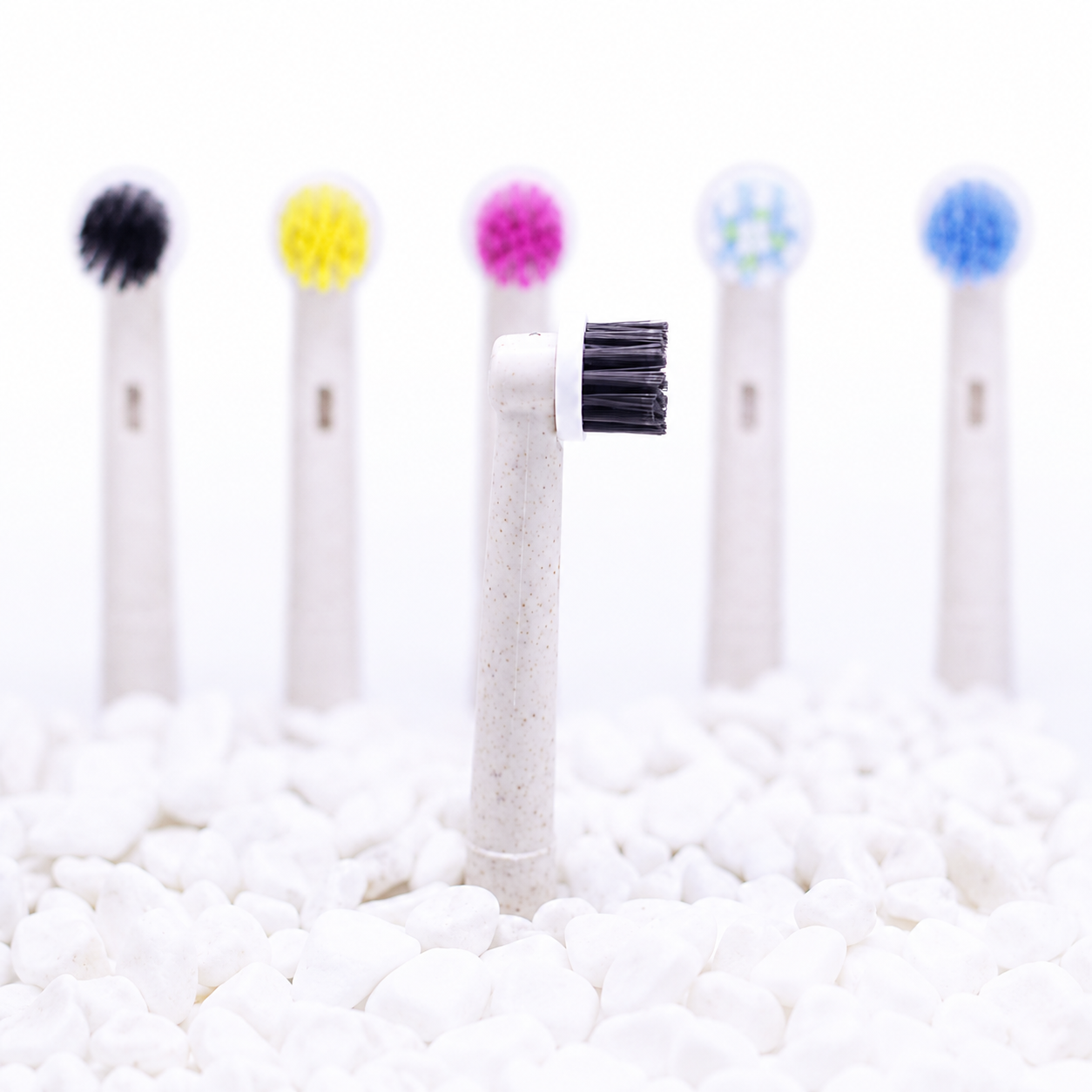 bulk wheat straw toothbrush heads for oral-b