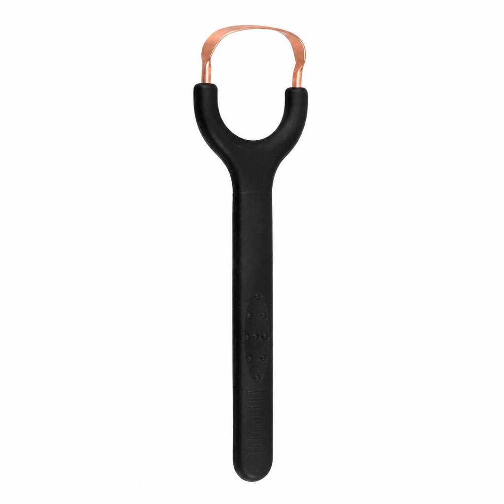 100% Pure Copper Tongue Scraper