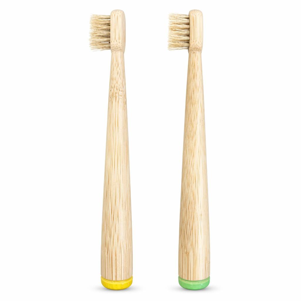 Kids Boar-Bristles Bamboo Toothbrush