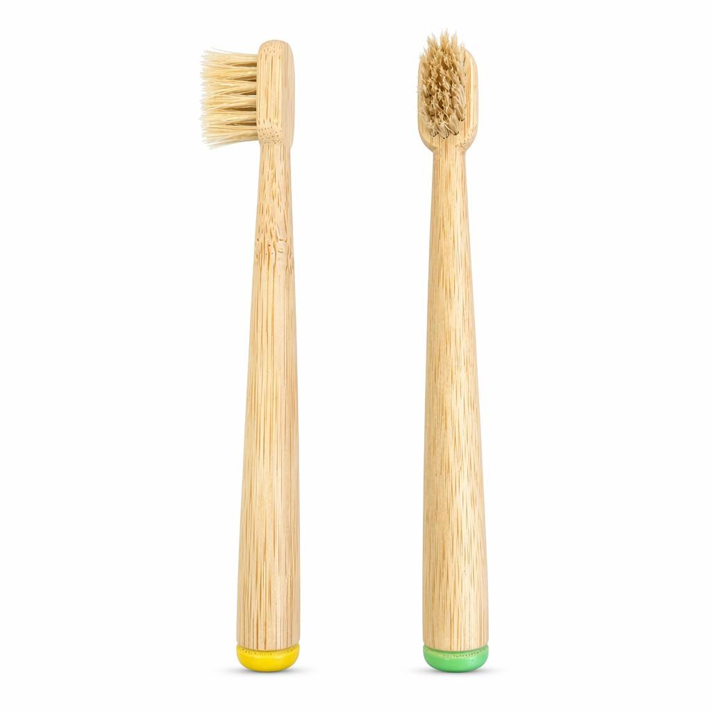 Kids Boar-Bristles Bamboo Toothbrush