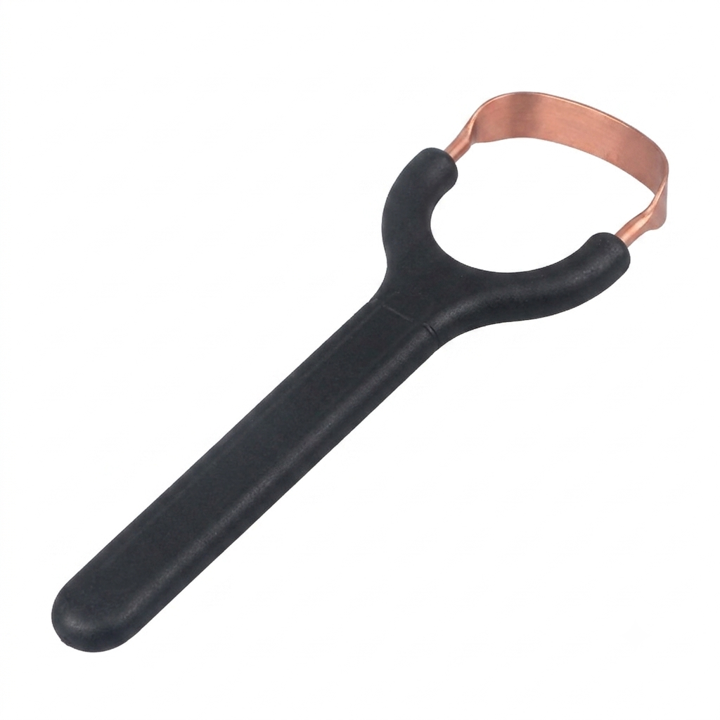 copper tongue scraper wholesale with custom packaging