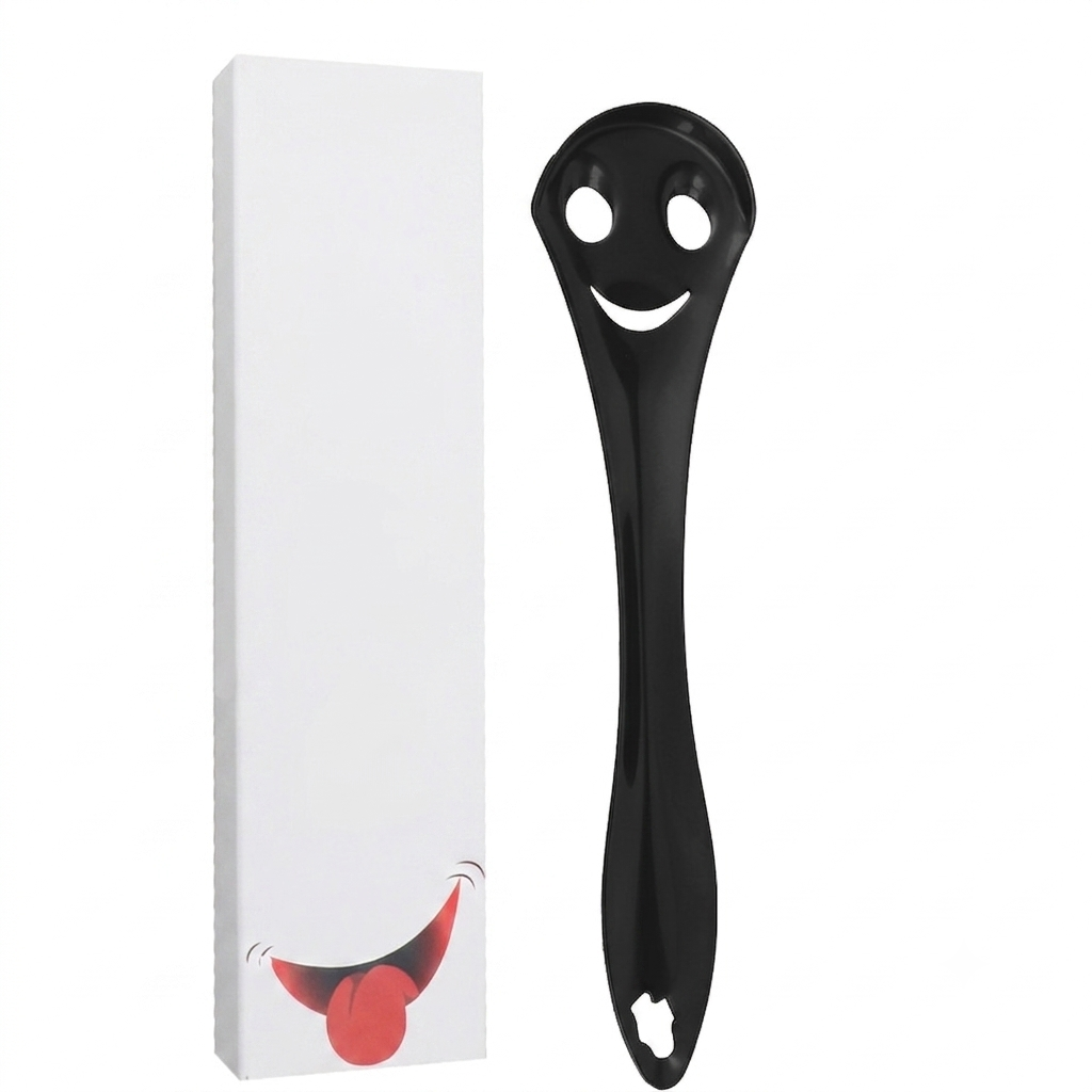 custom logo stainless steel tongue scraper