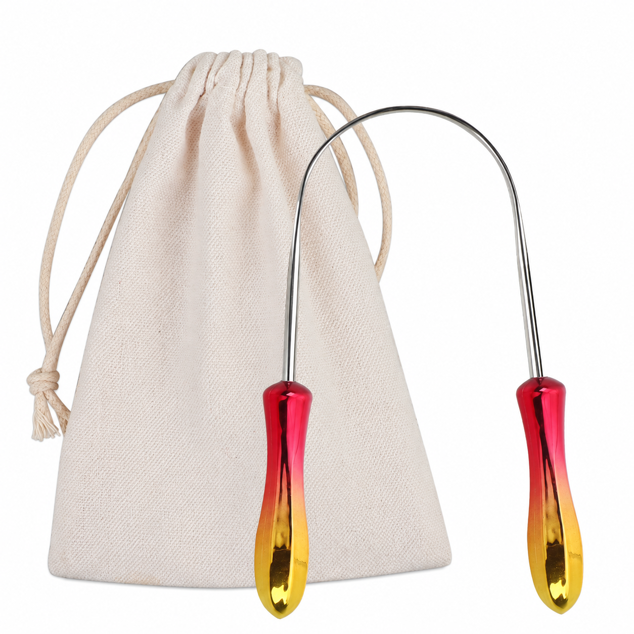 medical grade stainless steel tongue cleaner