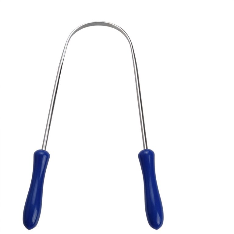 Reusable Metal Tongue Scraper