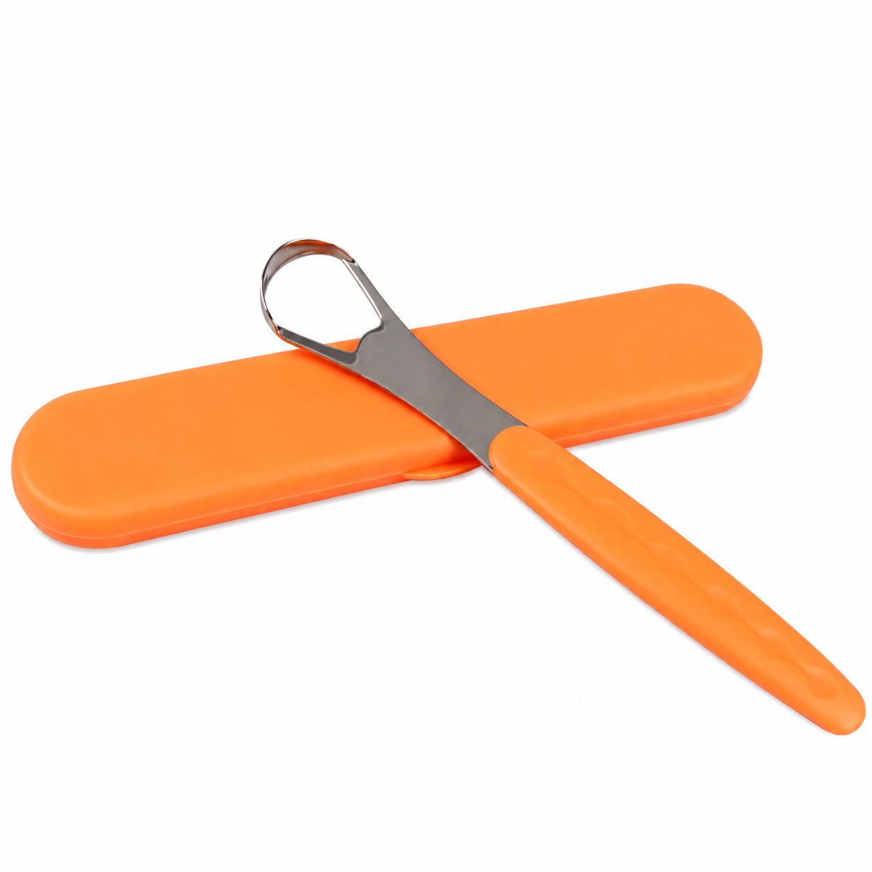 Reusable Metal Tongue Scraper