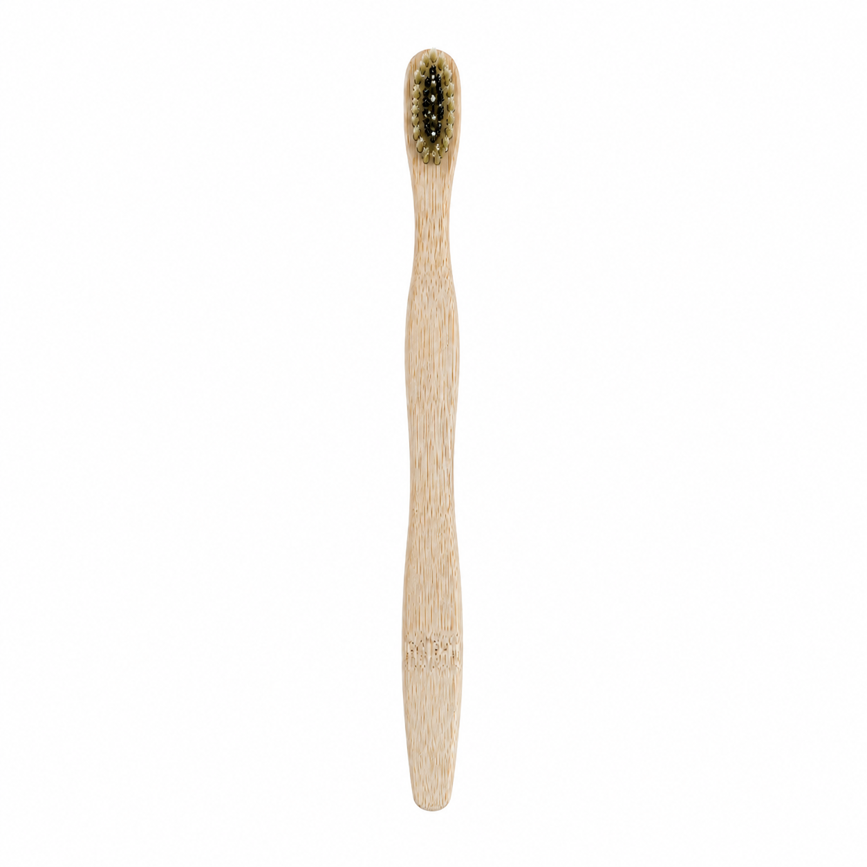 compostable bamboo toothbrush with organic bristles