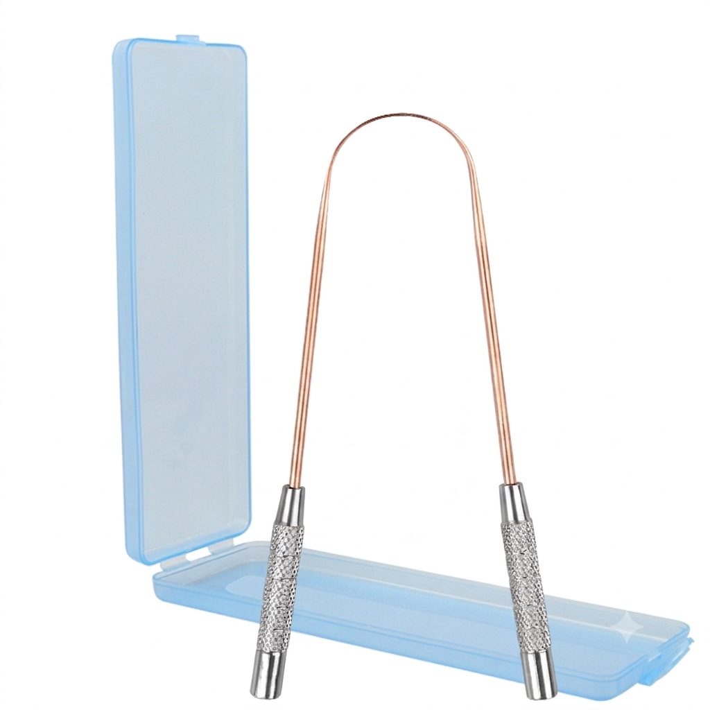 custom private label copper tongue scraper supplier