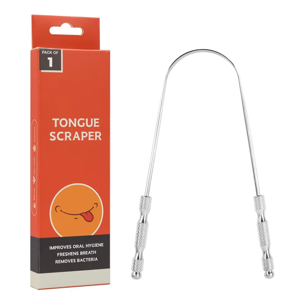 Medical Grade Stainless Steel Tongue Scraper