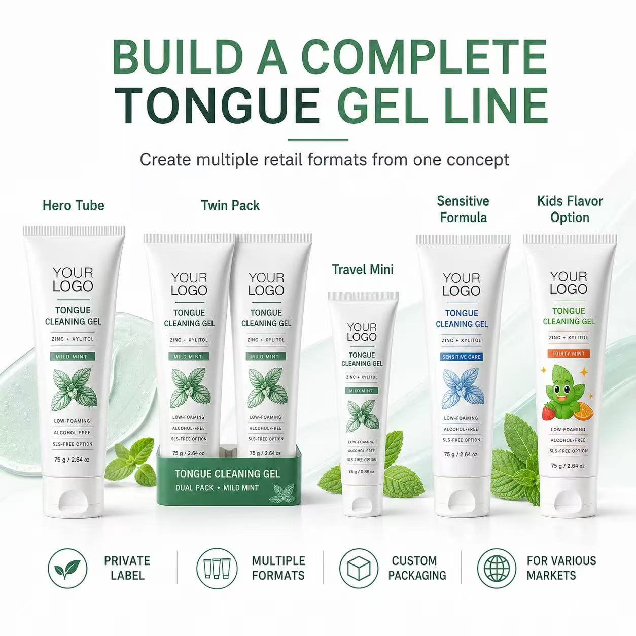 bulk probiotic tongue gel supplier